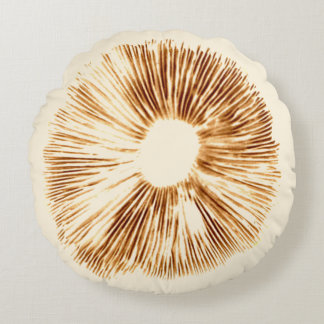 Mushroom spore print pillow
