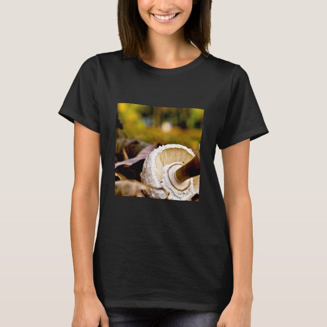 Mushroom Still Life Where Is Alice? T-Shirt (Front)