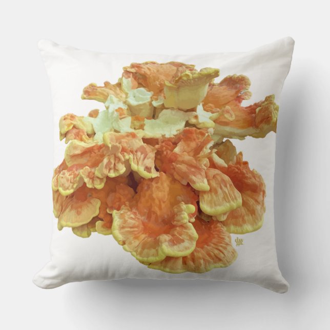 Mushroom Throw Pillow (Front)
