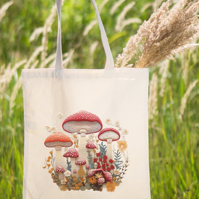  Mushroom Tote Bag (Creator Uploaded)