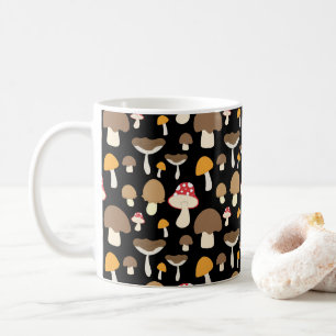 Mushroom Types Fungi Foraging Mycology Mycologist Coffee Mug