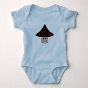 Mushroom Vampire Baby Bodysuit