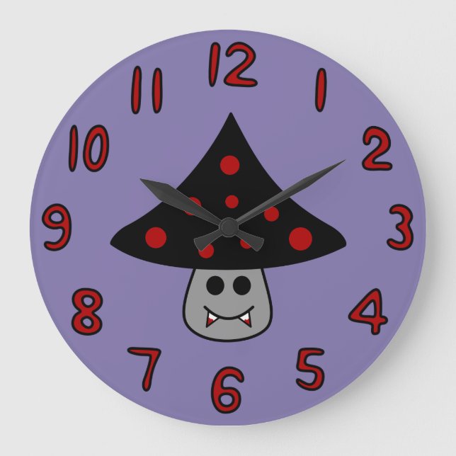 Mushroom Vampire Clock (Front)