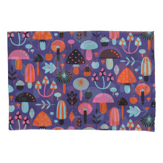 Mushroom Variety: Vintage Illustration Pillowcase