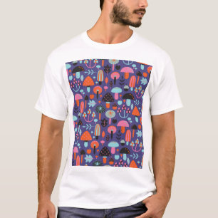 Mushroom Variety: Vintage Illustration T-Shirt