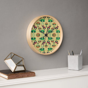 Mushroom vintage  clock