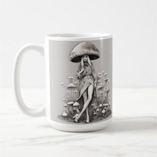 Mushroom Vogue Lady Coffee Mug