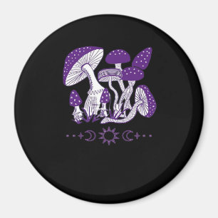 Mushroom Whimsigoth Vibes Magnet