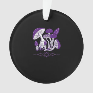 Mushroom Whimsigoth Vibes Ornament