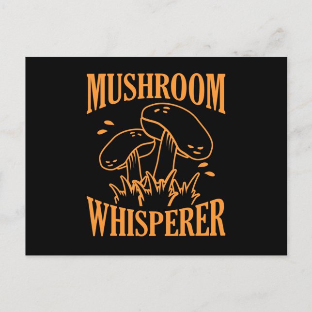 Mushroom Whisperer Mycologist Morels Hunting Lover Postcard (Front)