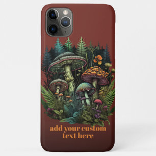 Mushroom Wildflower Toadstool Cottagecore Custom iPhone 11 Pro Max Case