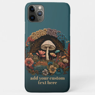 Mushroom Wildflower Toadstool Cottagecore Custom iPhone 11 Pro Max Case