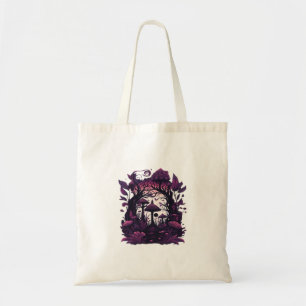 Mushroom Woods Whimsigoth Witchy Screenprint Desig Tote Bag