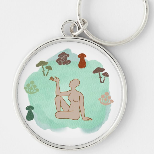 MUSHROOM WORLD KEY RING (Front)