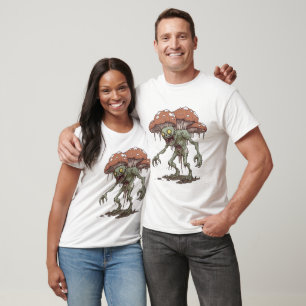 Mushroom Zombie – Funny Horror-Inspired Design T-Shirt