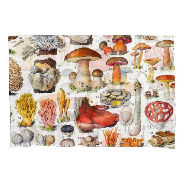 MUSHROOMS 2   PILLOWCASE (Front)