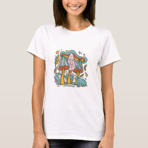 Mushrooms and Frog T-Shirt