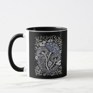 Mushrooms And Whimsigoth Mug