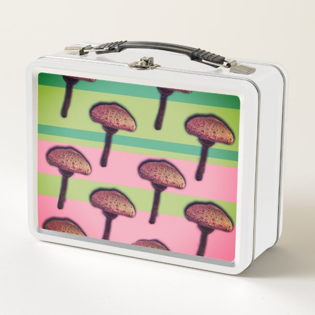 Mushrooms Art Funny Lunchbox (Front)