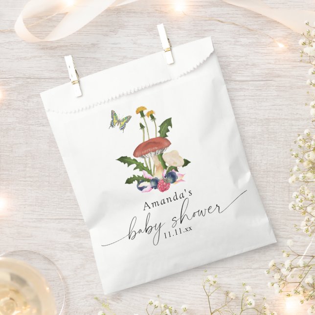 Mushrooms baby shower favour bag (Clipped)