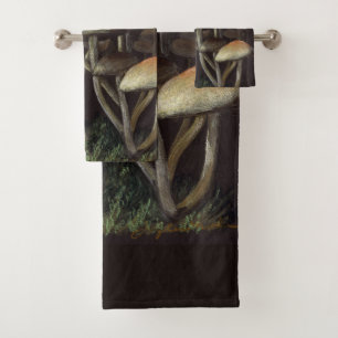 Mushrooms Bath Towel Set