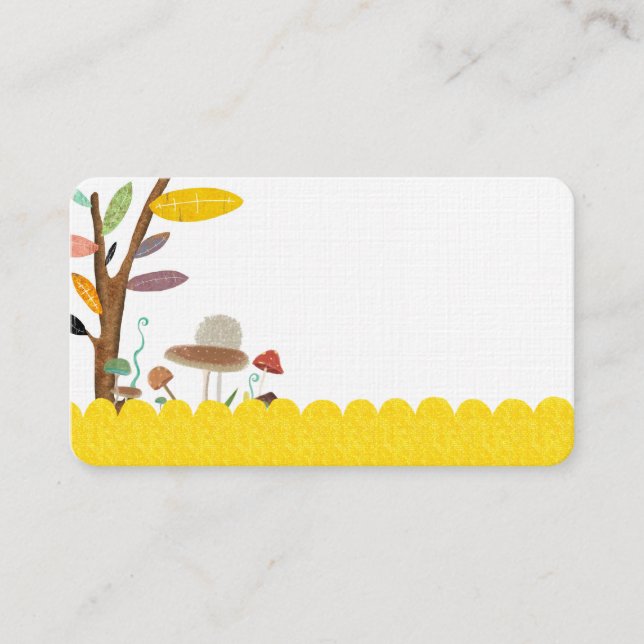 Mushrooms Business Card (Front)