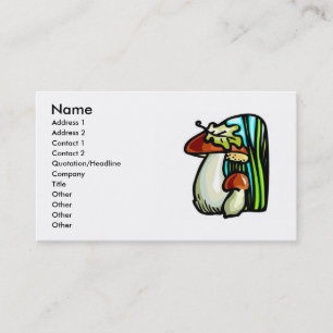 Mushrooms Business Card