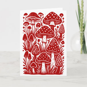 Mushrooms Card