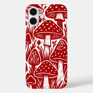 Mushrooms iPhone 16 Plus Case