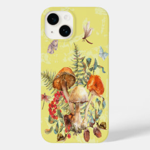 Mushrooms, Dragonflies, Moths & Snails Case-Mate iPhone 14 Case