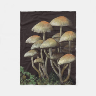 Mushrooms Fleece Blanket