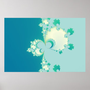 Mushrooms Fractal Poster