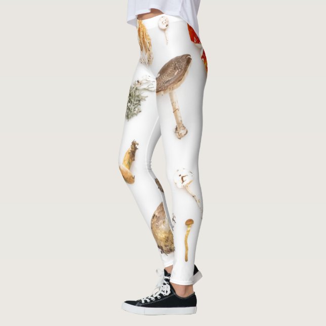 Mushrooms Fungus Leggings (Left)