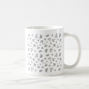 Mushrooms Grey Coffee Mug