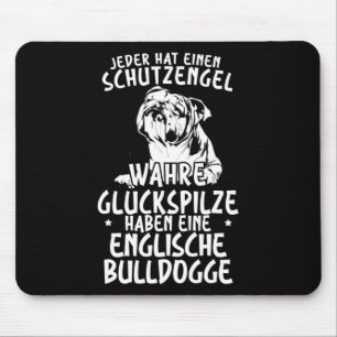 Mushrooms Have An English Bulldog  Mouse Pad