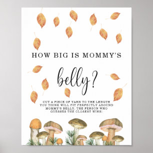 Mushrooms - how big is mummy's belly game poster