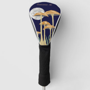 Mushrooms In Moonlight Golf Head Cover
