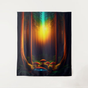Mushrooms in the Forest Tapestry