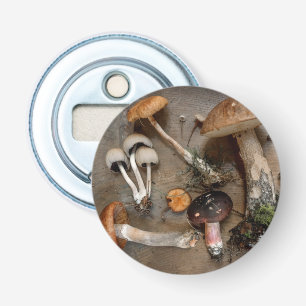 Mushrooms Love Fungi Bottle Opener