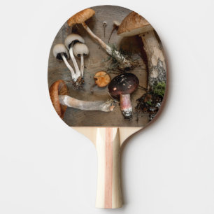 Mushrooms Love Fungi Ping Pong Paddle
