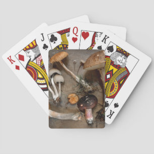 Mushrooms Love Fungi Playing Cards