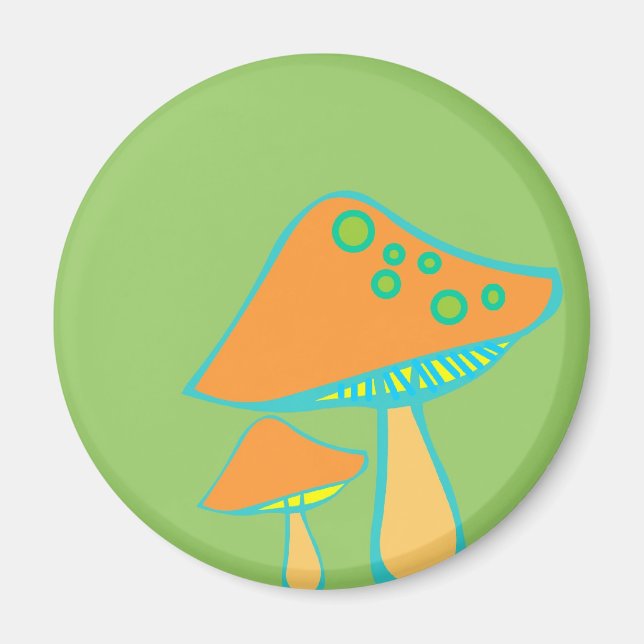 Mushrooms Magnet (Front)