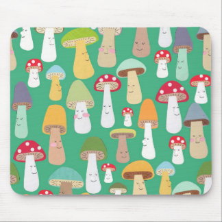 mushrooms mouse pad