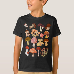 Mushrooms Mycologist botanical mushroom hunting T-Shirt