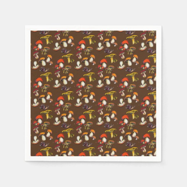 Mushrooms Napkins (Front)