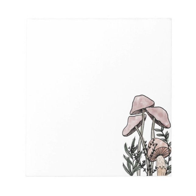 Mushrooms  notepad (Front)