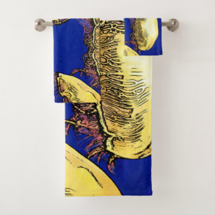 Mushrooms of the Sea - Jellyfish Bath Towel Set
