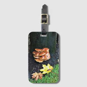 Mushrooms on a Tree, Oregon Luggage Tag