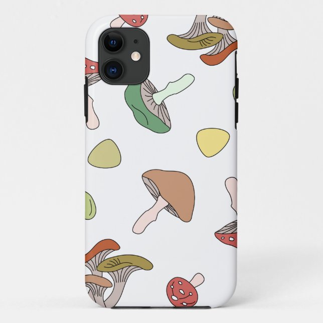 Mushrooms Pattern Case-Mate iPhone Case (Back)