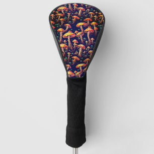 Mushrooms Pattern Golf Head Cover